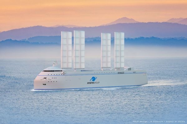 Cargo avec des AIles Oceanwings de Ayro pour la fusée Ariane